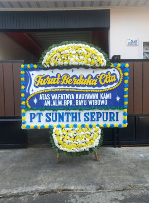 Papan Bunga Duka di Jelupang