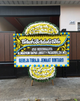 Papan Bunga Duka di Jelupang