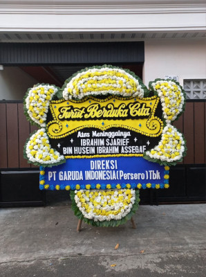 Papan Bunga Duka di Jelupang